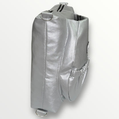 Bolso-Mochila de pádel semi rígido Plata / Negro